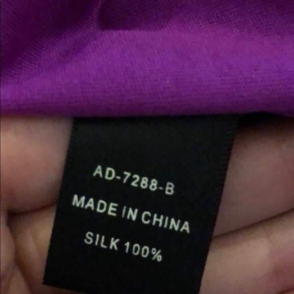 Fuchsia Aryn K. Silk Peplum Dress spring wedding - Picture 6 of 6